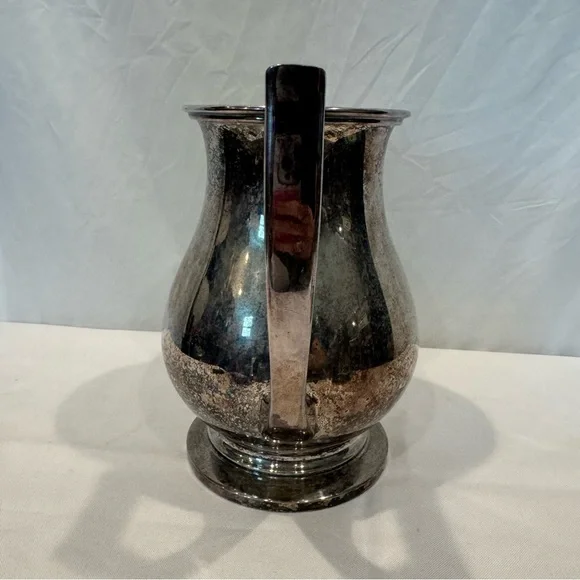 Antique Art Deco 1920s American Silver Plated Pitcher by E.G. Webster & Son, NY - Picture 4 of 9